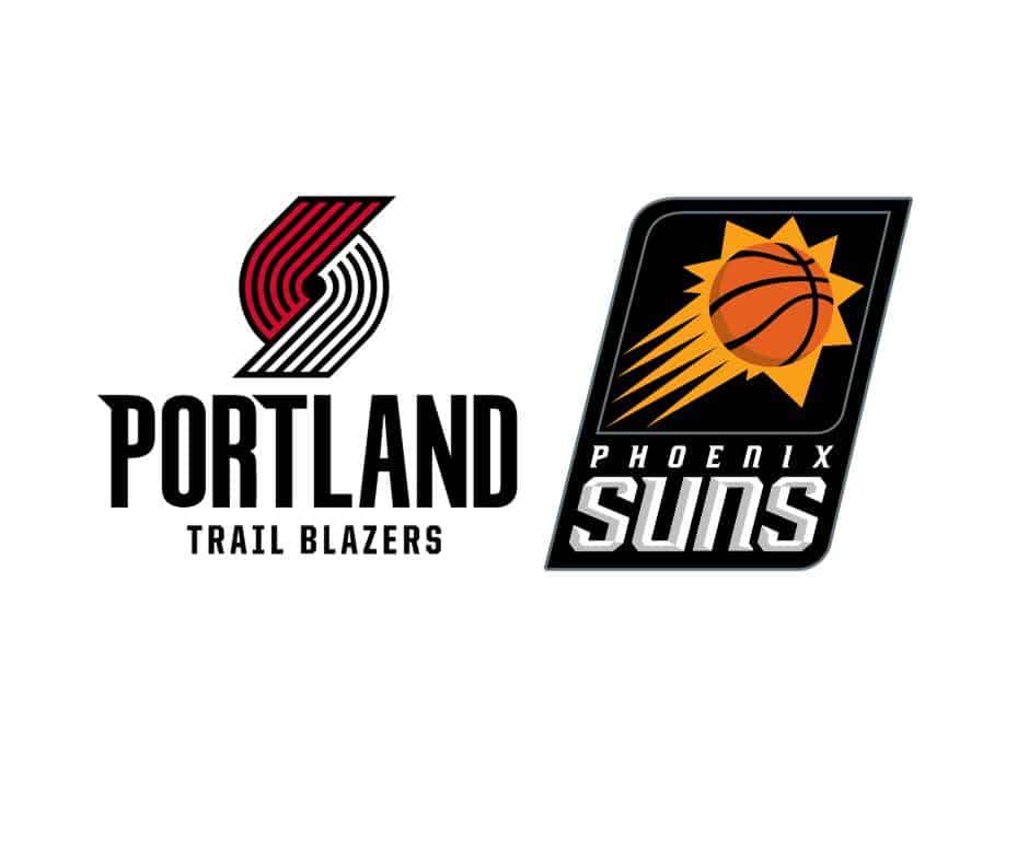 phoenix suns vs portland trail blazers match player stats